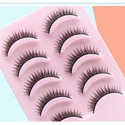 ✨Fashionable Natural Short Cross False Eyelashes Handmade Fake Eye Lashes Makeup USA