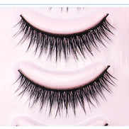 ✨Fashionable Natural Short Cross False Eyelashes Handmade Fake Eye Lashes Makeup USA