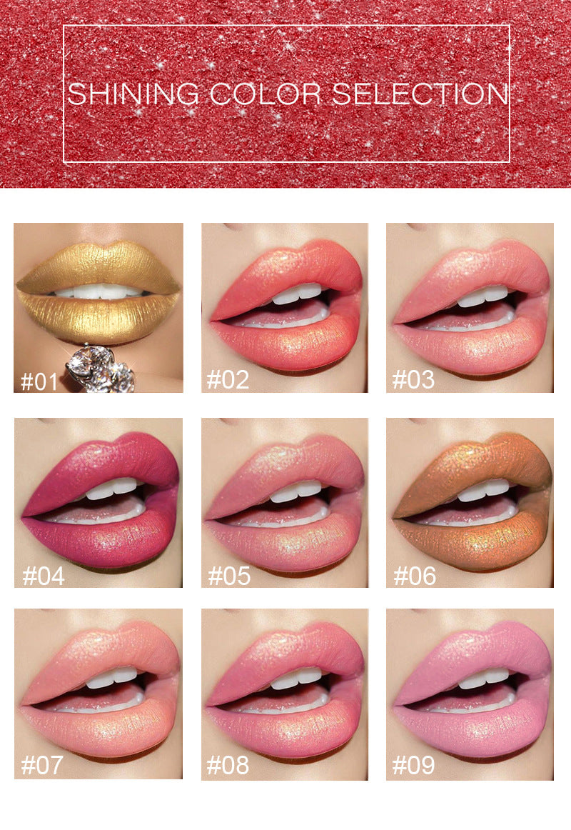 💄 SHINY METALLIC COLOR-CHANGING LIPSTICK