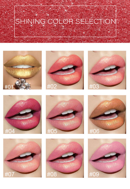 💄 SHINY METALLIC COLOR-CHANGING LIPSTICK