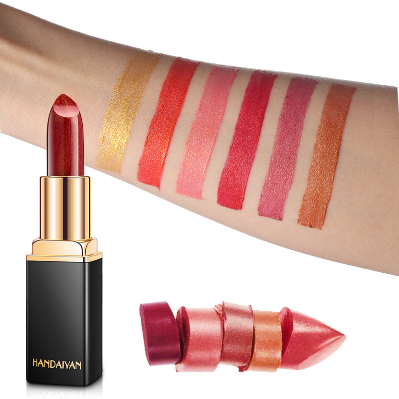 💄 SHINY METALLIC COLOR-CHANGING LIPSTICK