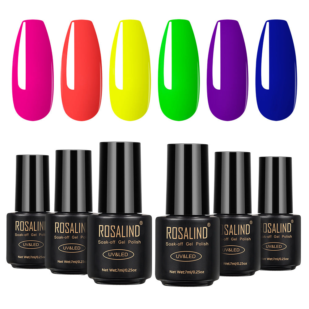 Long lasting Fine Nail polish 6 bottles Benspiti