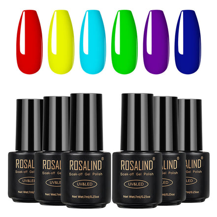 Long lasting Fine Nail polish 6 bottles Benspiti