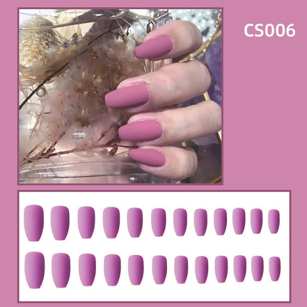 🌸 Frosted Ballet Press-On Nails (Autumn & Winter Edition)