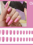 🌸 Frosted Ballet Press-On Nails (Autumn & Winter Edition)