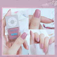 Odorless, Baking-free Nail Polish, Non-peelable Oily Nail Polish, Cherry Color Nail Polish