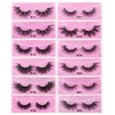 💖Ultra Volume Self-Adhesive 3D Mink Eyelashes – No Glue, Reusable Natural Thick Lash Extensions for Instant Glam Look