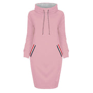 🌨️Women’s Winter Hooded Sweater Dress – Warm Oversized Casual Hoodie Dress with Pockets