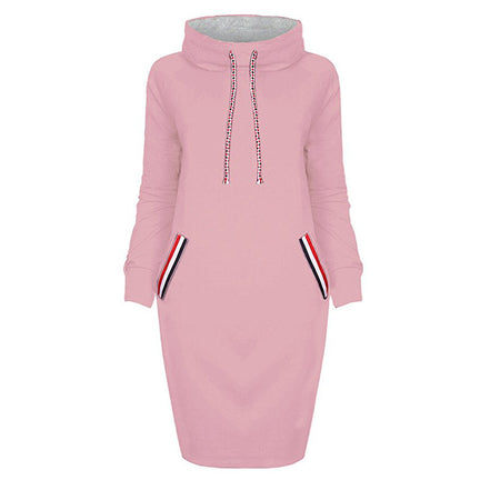🌨️Women’s Winter Hooded Sweater Dress – Warm Oversized Casual Hoodie Dress with Pockets