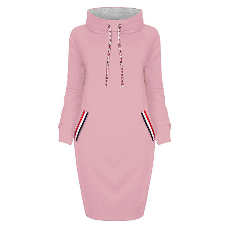 🌨️Women’s Winter Hooded Sweater Dress – Warm Oversized Casual Hoodie Dress with Pockets