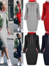 🌨️Women’s Winter Hooded Sweater Dress – Warm Oversized Casual Hoodie Dress with Pockets