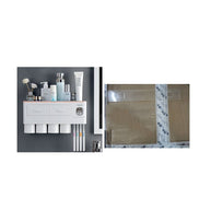 🪥All-in-One Magnetic Toothbrush Holder & Bathroom Organizer with Toothpaste Squeezer