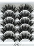 💋Velora 3D Mink False Eyelashes – Soft Cotton Band, 5 Pairs Glam Set