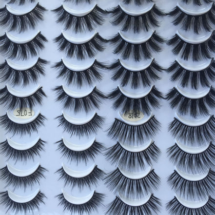 ✨ 20-Pair 3D Multi-Layer Fluffy Lash Set – Natural to Glam Volume Eyelashes