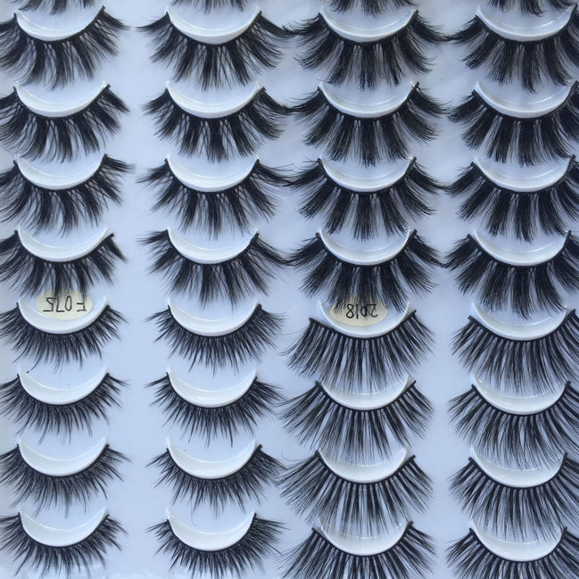 ✨ 20-Pair 3D Multi-Layer Fluffy Lash Set – Natural to Glam Volume Eyelashes