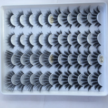 ✨ 20-Pair 3D Multi-Layer Fluffy Lash Set – Natural to Glam Volume Eyelashes