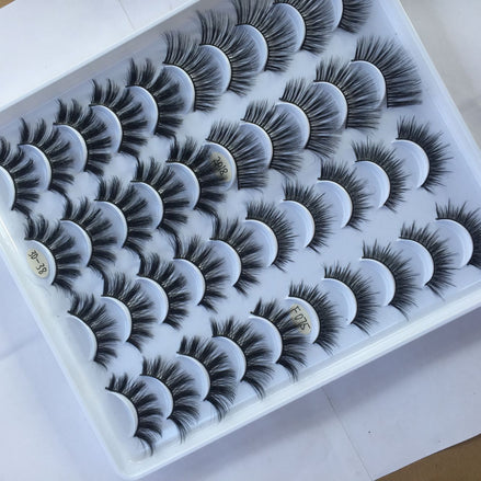 ✨ 20-Pair 3D Multi-Layer Fluffy Lash Set – Natural to Glam Volume Eyelashes