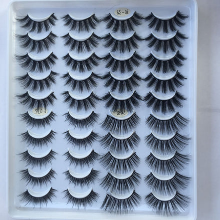 ✨ 20-Pair 3D Multi-Layer Fluffy Lash Set – Natural to Glam Volume Eyelashes