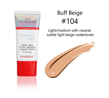 💄Matte Silky Long-Wear Liquid Foundation – Flawless Natural Finish