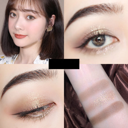 💄NOVO Luxe Blend Eyeshadow Palette – 12 Ultra-Pigment Shades for Everyday Glam & Night Drama
