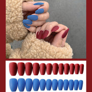 Waterproof Frosted ballet fake nails Benspiti