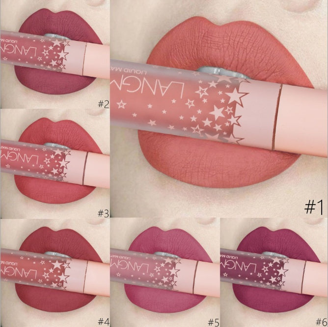 💄 Matte Velvet Waterproof Lipstick Set