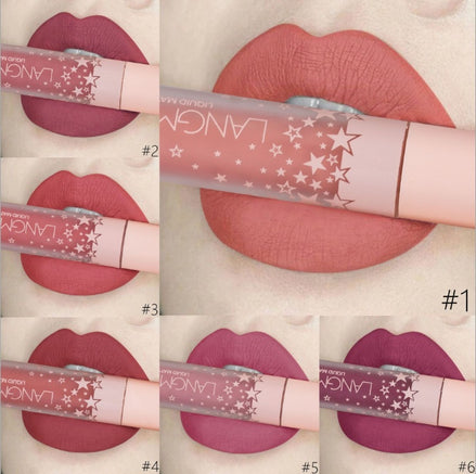 💄 Matte Velvet Waterproof Lipstick Set