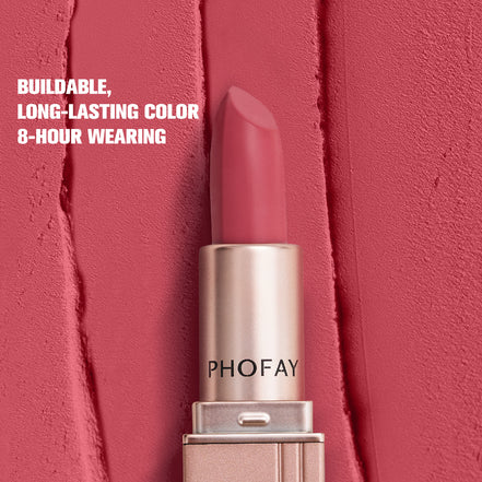 🌸 PHOFAY Matte Lipstick – PHOFAY Lipstick | No Stains. No Transfer. 50% OFF Today