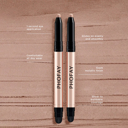 ✨PHOFAY Cream Eyeshadow Stick – Waterproof Long Wear, Easy Blend