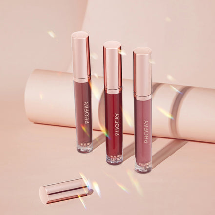 💄Phofay Hyaluronic Lip Gloss – Glass Shine • Hydrating • Plumping Effect