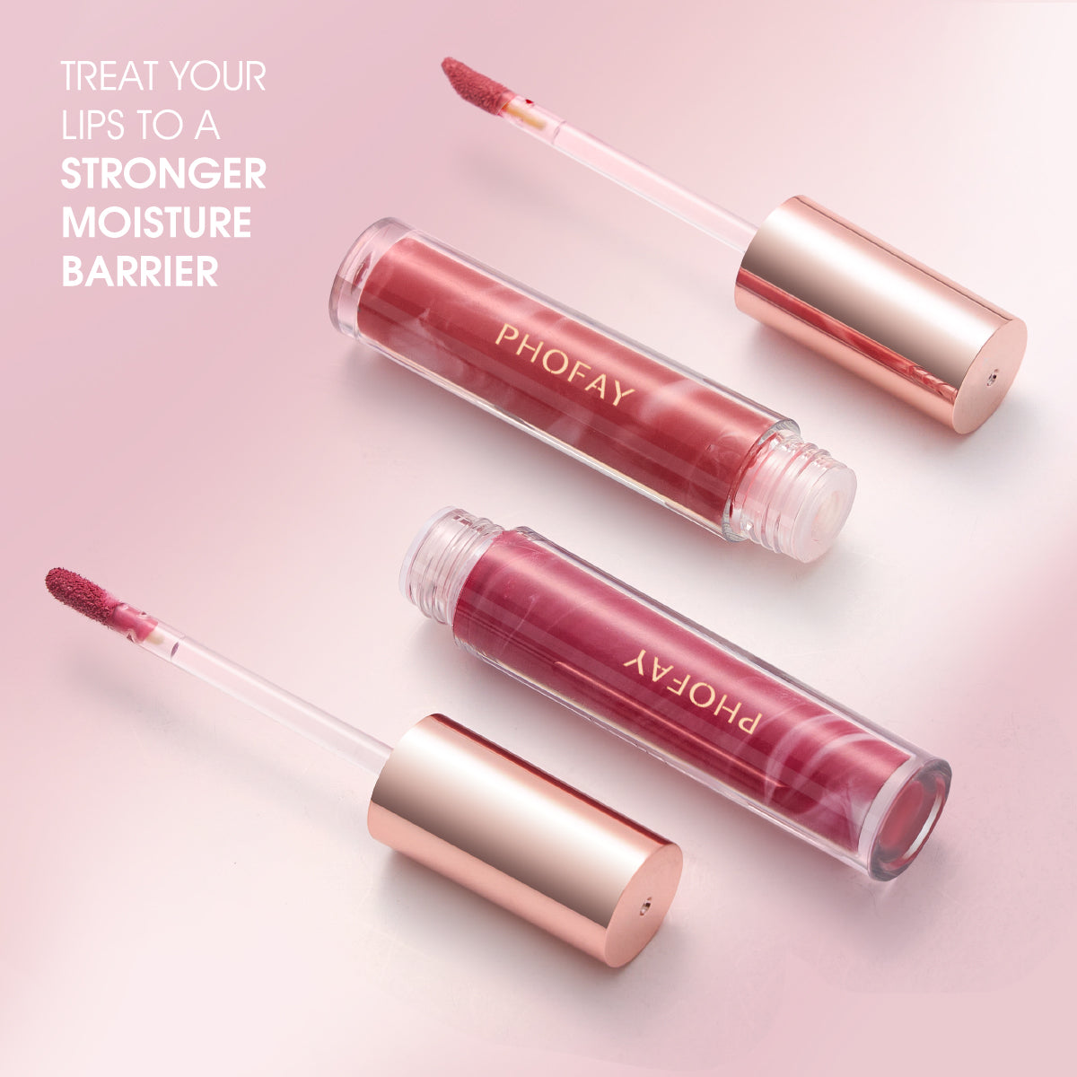 🌹Rose Bloom Hydrating Lip Gloss – Glass Shine, Zero Stick, All-Day Soft Lips