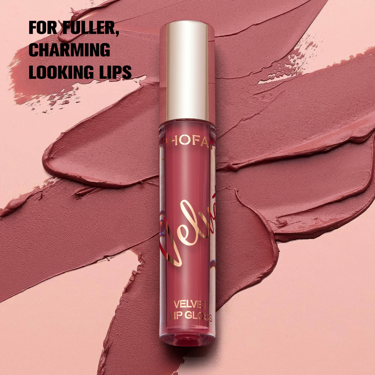 💄PHOFAY Velvet Lip Gloss – Soft Matte, Weightless & Non-Sticky Perfection