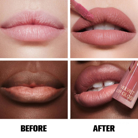💄PHOFAY Velvet Lip Gloss – Soft Matte, Weightless & Non-Sticky Perfection