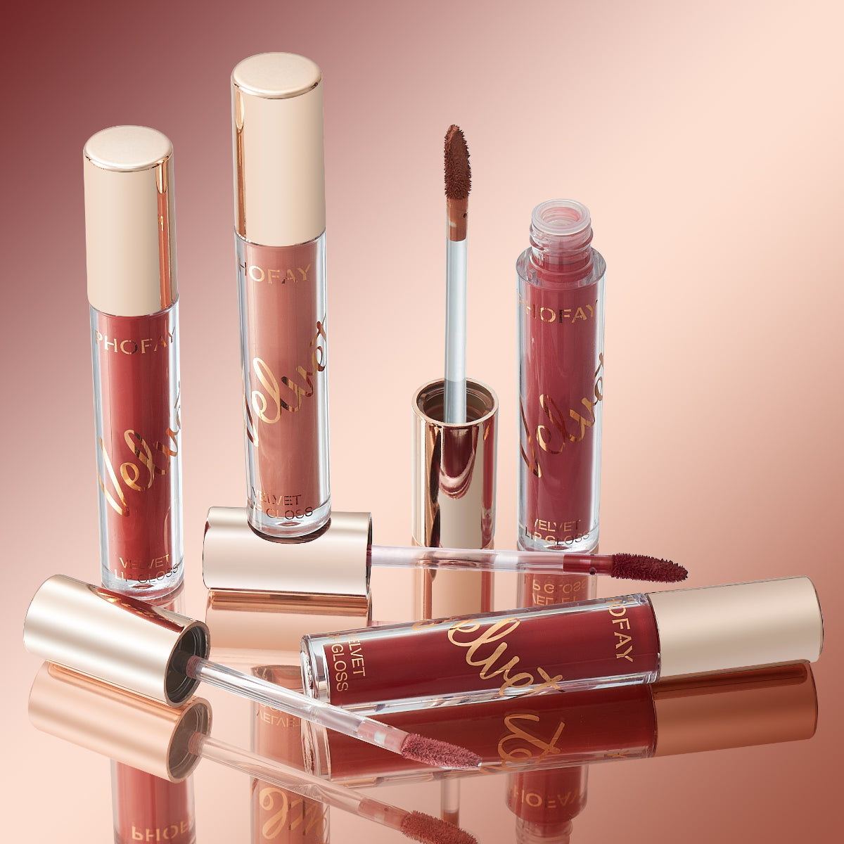 💄PHOFAY Velvet Lip Gloss – Soft Matte, Weightless & Non-Sticky Perfection