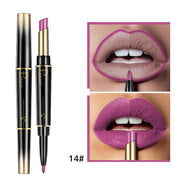 💄Double-Ended Lipstick & Lip Liner — Long-Lasting Matte, 16 Shades