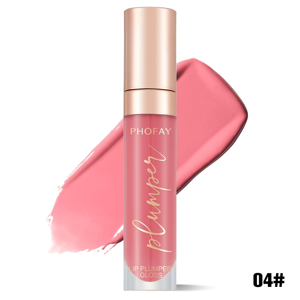 💄Phofay Shiny Lip Plumper Gloss – Long Lasting, Non-Sticky Shine That Survives Heat & Meals