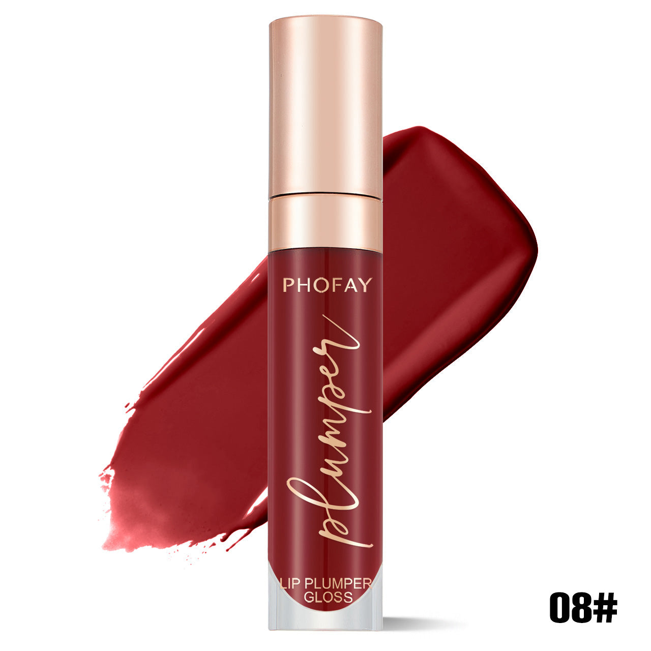 💄Phofay Shiny Lip Plumper Gloss – Long Lasting, Non-Sticky Shine That Survives Heat & Meals