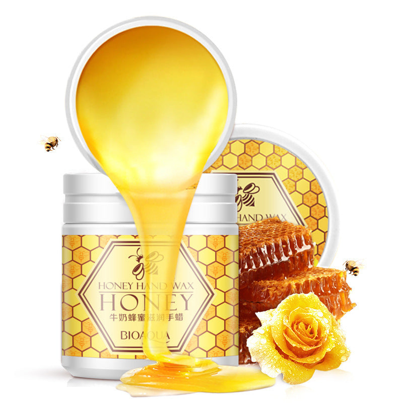Soft Hand Cream Milk honey Whitening Nourish hand wax skin care moisturizing hydrating remove aged horn paraffin bath hand cream