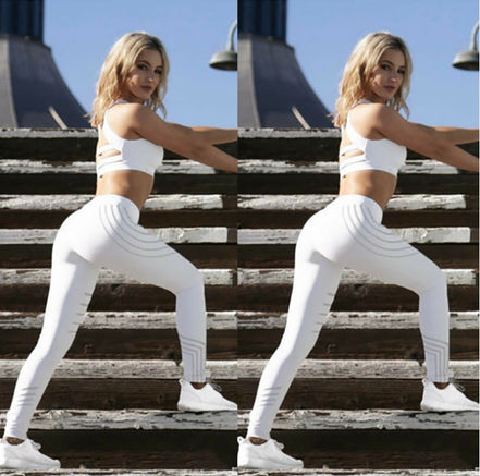 ✨Women’s GlowFit High Waist Workout Leggings – Seamless Sculpting Fitness Pants | Tummy Control, Squat Proof, Night Glow Activewear