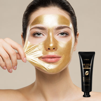 🧖‍♀️Gold Foil Snail Hydrating Peel-Off Mask – Deep Moisture Glow Therapy