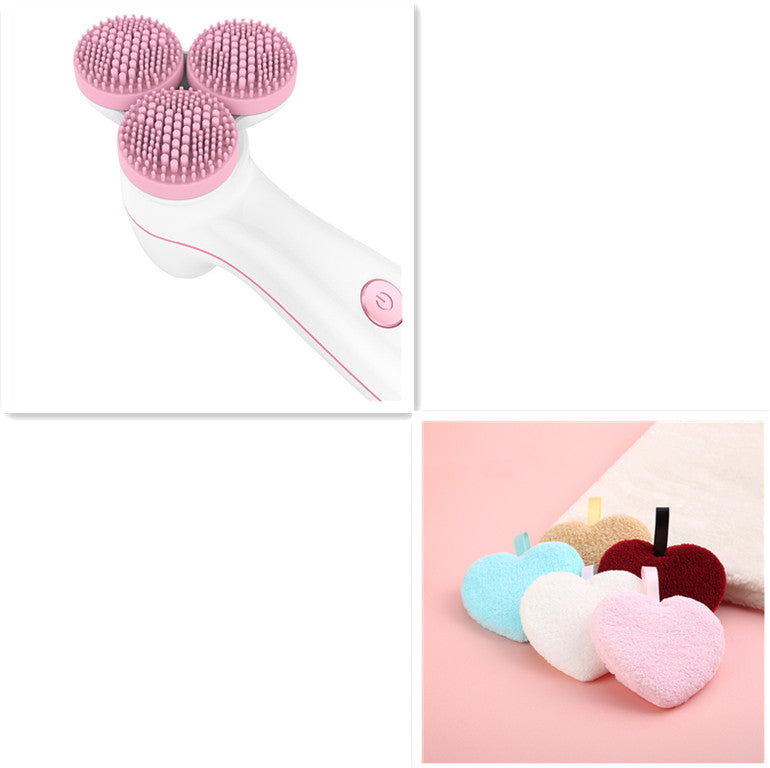 🧴3D Smart Silicone Facial Cleanser™ – Deep Clean • Lift • Glow