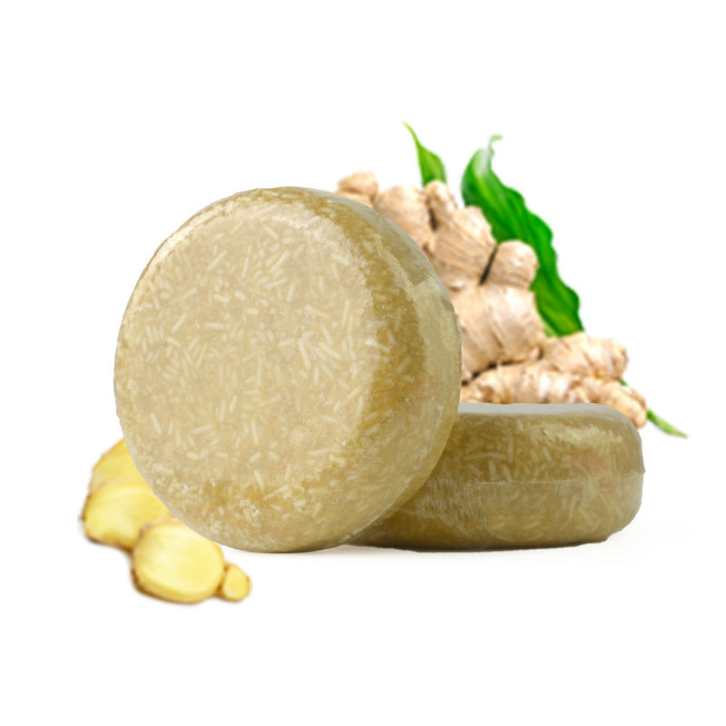 🌿Ginger Herbal Anti-Dandruff Shampoo Soap Bar – Deep Scalp Cleanse, Itch Relief & Fresh Hair Revival