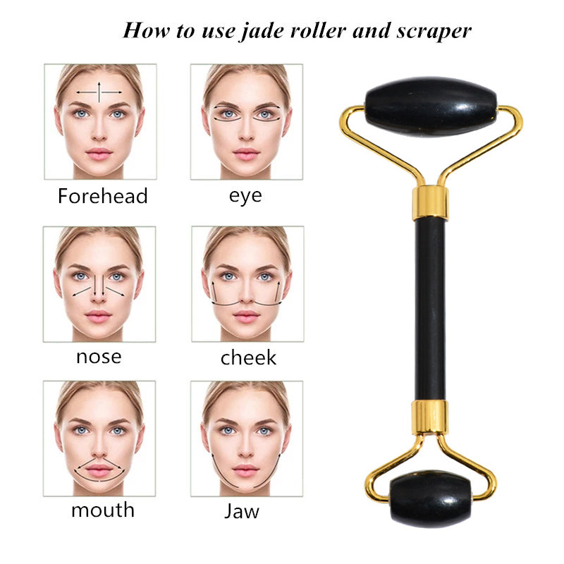 💎 BEAUTY FACE CARE MASSAGE JADE DEVICE