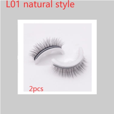 ✨Luxury Reusable 3D Mink Self-Adhesive Lashes – Glue-Free, Natural Volume, 10–20 Wears