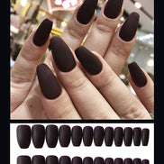 Waterproof Frosted ballet fake nails Benspiti