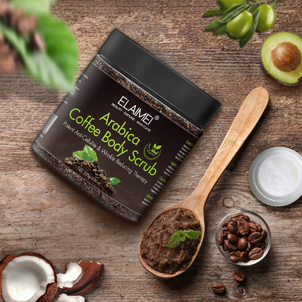 🔥Coffee Glow Body Scrub – Exfoliate, Smooth & Brighten Skin Naturally