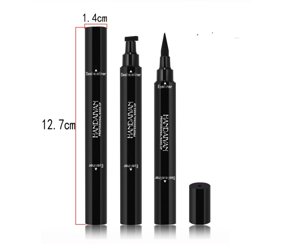 🔥2-in-1 Wing Stamp Eyeliner – Perfect Cat Eye in Seconds ✨