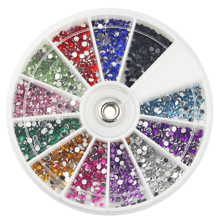 💎Luxury Diamond Rhinestone Press-On Nails Set | 3D Bling Reusable Fake Nails (12 Stunning Colors)