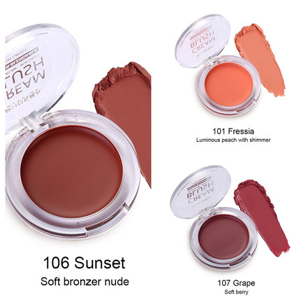 💗PHOERA Light & Brightening Cream Blush – Natural Radiant Glow Cheek Tint (Long-Lasting, Blendable, 8 Shades)