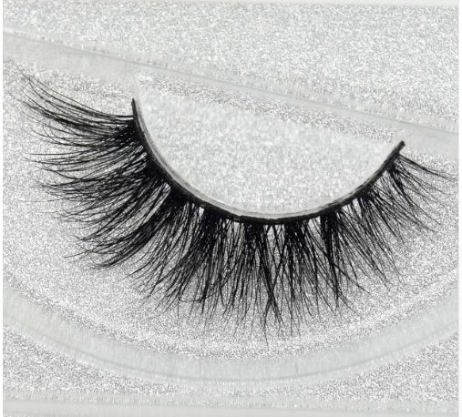 💎Faux Aurelia 3D Mink Eyelashes – Wispy Cat Eye False Lashes for Natural Glam & Reusable Volume